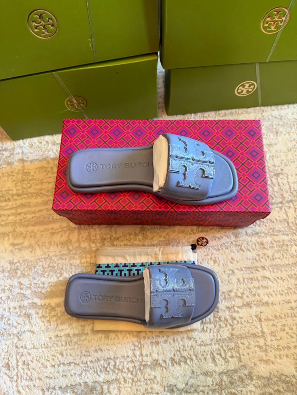 Tory Burch Double Sport Slide Sandals